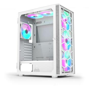 Montech Kaste X3GLASS(W), Midi Tower, 3x140mm, 1x120mm, 2x2.5