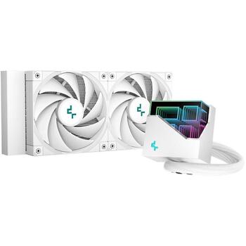 Deepcool Dzesētājs LT520 R-LT520-WHAMNF-G-1, 240 mm, 85.85 cfm, 32.9 dBA, RGB sinhronizācija, 2 ventilatori (R-LT520-WHAMNF-G-1)