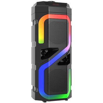 Tracer Natrix TWS динамик TRAGLO47193, 16W, 180мин, Bluetooth 5.0, FM радио, RGB подсветка, MicroSD слот (TRAGLO47193)