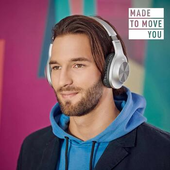 Panasonic RB-HX220BDES Bluetooth накладные наушники, 40 мм, 23 ч, 180 г, серебристый (RB-HX220BDES)