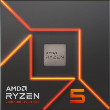 Amd Ryzen 5 7600 procesors 100-100001015BOX, 3.8 GHz, 6 kodoli, 12 pavedieni, 32 MB L2 & L3, 5 nm, 65 W (100-100001015BOX)