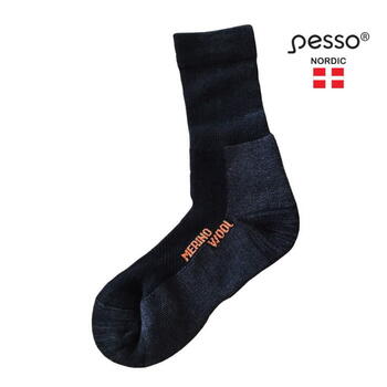 Pesso термоноски KOMER39-41, 0.1кг, 1 пара, 39-41, 40% мериносовая шерсть, отвод влаги, быстро сохнет, мягкие участки (KOMER39-41)