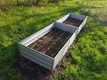 Paaugstinātā dārza dobe 1500x750x300mm, cinkota; 3075150C Klasika Garden (3075150C)