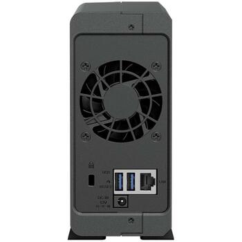 Synology NAS хранилище башня DS124, CPU Realtek RTD1619B, 1 RJ45, 2 USB 3.2, 1 ГБ памяти, EXT4, DDR4, 1 диск/отсек, 10.69 Вт (DS124)