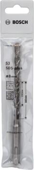 Triecienurbis SDS-plus-1 8 x 100 x 160 mm, Perforatora urbjiem SDS PLUS-1 URBIS, 2608680270, BOSCH (2608680270)