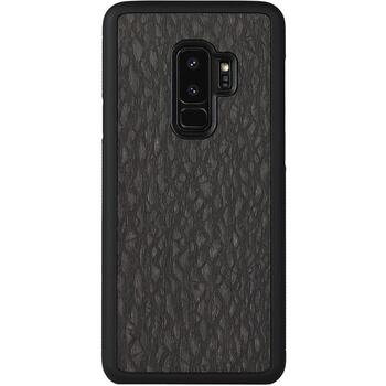 Man&Wood Чехол для смартфона M6121B, 6.2, натуральное дерево, поликарбонат, Серый, совместим с Samsung Galaxy S9 Plus (M6121B)