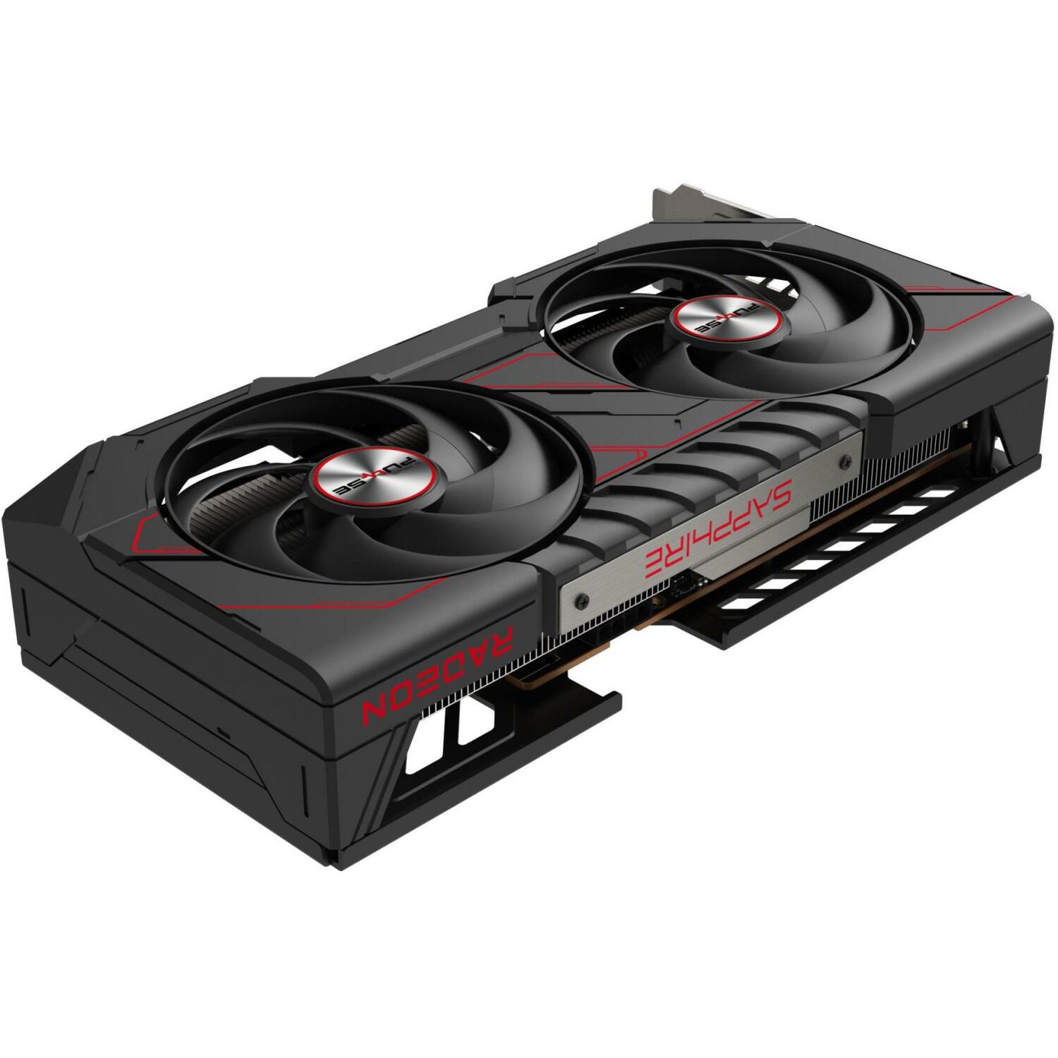 Sapphire Видеокарта PULSE 11350-03-20G 16GB GDDR6, 7680 x 4320, PCIe x16 5.0, 2 вентилятора, 32 вычислительных блока (11350-03-20G)