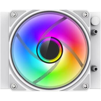 Gamemax procesora šķidruma dzesētājs ICEBURG 120 WT, 62.82 cfm, 800-2000 rpm, TDP līdz 180W, ARGB LED apgaismojums (ICEBURG 120 WT)