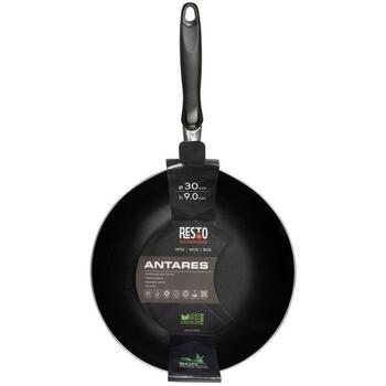 Resto Wok 93603, 30 cm, 500 mm, 90 mm, alumīnijs, PFLUON, ergonomisks rokturis, indukcijas apakša, 1 gab. (93603)