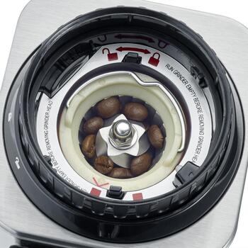 Caso Кофемолка Barista Chef Inox 01834, 150 Вт, 250 г, 12 шт., нержавеющая сталь, 48 настроек помола (01834)