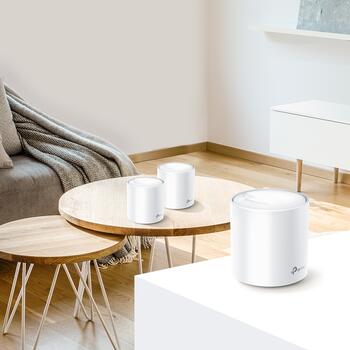 TP-Link Deco X60(2-pack) беспроводная точка доступа, AX3000, 2402+574 Мбит/с, 2x Gigabit, Wi-Fi 6, MU-MIMO, OFDMA, WPA3, HomeCare (Deco X60(2-pack))