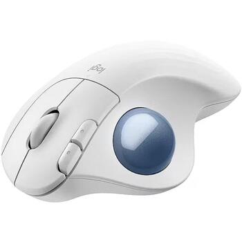 Logitech ERGO M575S Bezvadu Trackball Pele 910-007030, 2000 DPI, 5 pogas, Bluetooth, USB, 10 m bezvadu diapazons (910-007030)