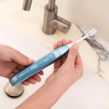 Silkn SonicYou elektriskā zobu birste SY1PE1LB001, 5 V, 2 min, uzlādējams akumulators, līdz 37 000 vibrācijām minūtē (SY1PE1LB001)