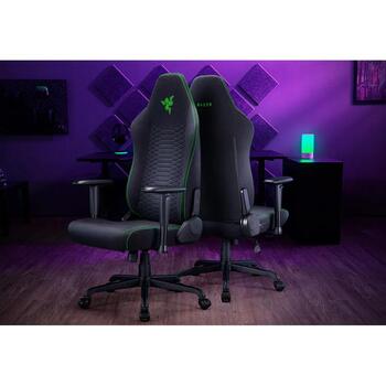 Razer spēļu krēsls Iskur V2 X RZ38-05310100-R3G1, 152 grādi, 545 mm, 136 kg, 50 mm, 5 ritenīši, tērauda rāmis, jostas balsts (RZ38-05310100-R3G1)