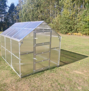 Siltumnīca KLASIKA BERNARD 2,35x8 m ar 4mm polikarbonāta pārklājumu, 4779037492367 (183)