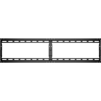 Goobay Кронштейн для ТВ Basic FIXED XL 49742, 43-100 дюймов, 70 кг, VESA 200x200-800x400 мм, черный, сталь (49742)