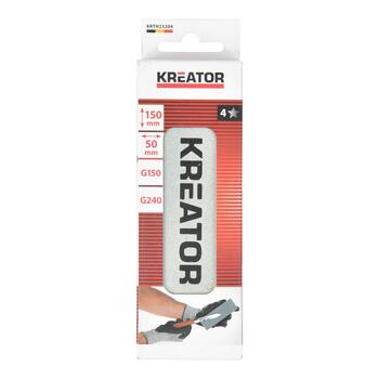 Kreator точильный камень KRTH23204, 160x5x25mm, #150, #240, средняя и мелкая зернистость (KRTH23204)