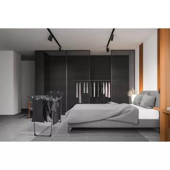 Leifheit Pegasus 150 Solid Black 1081690, 15m, 105cm, 55cm, 2 turētāji, nerūsējošs (1081690)