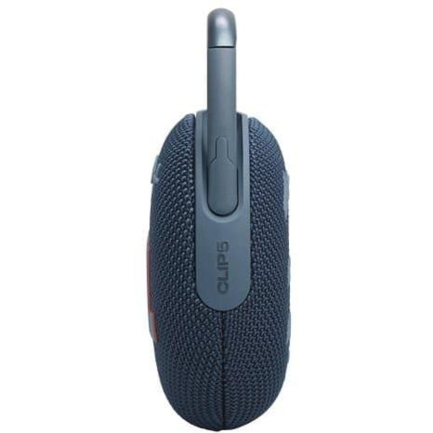 JBL Clip 5 портативная Bluetooth колонка JBLCLIP5BLU, 7 Вт, IP67, 15 ч, 95 Гц-20 кГц, карабин, синий (JBLCLIP5BLU)