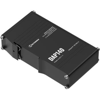 Teltonika беспроводная точка доступа DAP140 2.4 GHz, 300 Mbit/s, 2 x 10/100 RJ45, PoE, внешняя антенна, черный (DAP140)