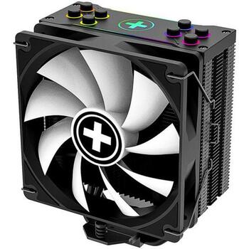 Xilence CPU dzesētājs M704PRO.ARGB XC056, 120mm, 1500RPM, 12V, FDB, melns, 4x6mm vara siltuma caurules (XC056)