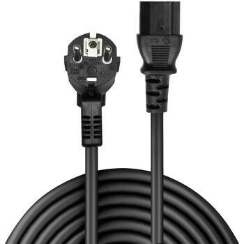 Lindy Кабель питания Schuko на IEC C13/2m 30335, 2м, черный, полностью формованный (30335)