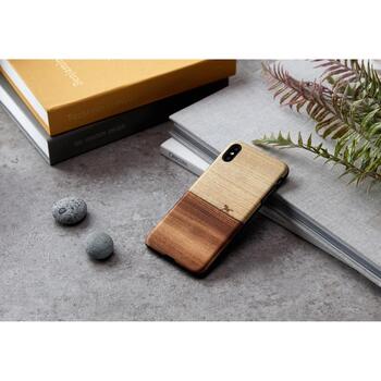 Man&Wood Чехол M7761B, 6.5, натуральное дерево, поликарбонат, С изображением, Apple iPhone XS Max (M7761B)