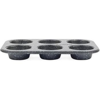 Salter Формочка для маффинов BW07035BRMFOB, 6 чашек, 2.6x18x26 см, углеродная сталь, антипригарная, 220 °C (BW07035BRMFOB)