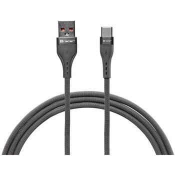 Tracer USB кабель TRAKBK47487, 1м, 48Вт, 2.4А, 480Mbit/s, USB A, USB Type-C, серый (TRAKBK47487)