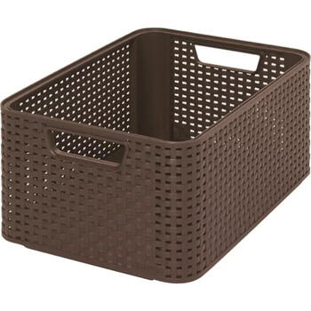 Коробка Style M 38,6x28,7x17cм темно-коричневая 0803615210 Curver (0803615210)