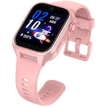 Stelio Умные часы для детей ST-SWJ102-PK, 4G, 8GB, 1.78'', IP67, GPS, SOS кнопка, мониторинг здоровья (ST-SWJ102-PK)