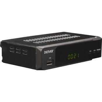 Denver Цифровой приемник DVBS-206HD 110131300060, 420 г, 230 В, 1xHDMI, 1xUSB, DVB-S2, 1920x1080, RF вход, Коаксиальный (110131300060)