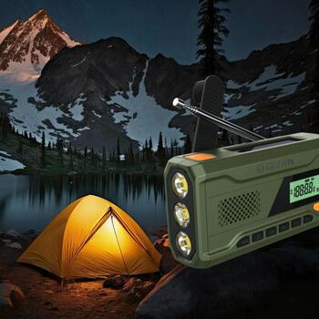 Manta Radio RDI401G, 3W, 0,3kg, USB, USB-C, austiņu miniligzda, 87,5-108MHz, 4500mAh, līdz 28h, SOS, signalizācija (RDI401G)