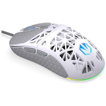 Endorfy USB datorpele LIV OWH EY6A021, 12000 DPI, 300 IPS, 6 pogas, 1.8 m kabelis, akumulatori, ambidextrous (EY6A021)