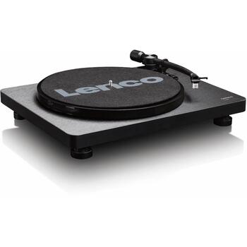 Lenco L-30BK проигрыватель винила, черный, 33/45 RPM, стерео 2.0, RCA/USB, MM, предусилитель (L-30BK)