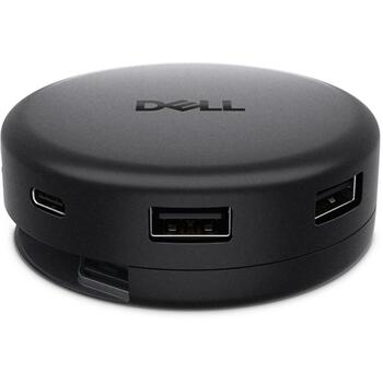 Dell Pro 7-in-1 USB-C Travel Hub - DA326, 1 x HDMI 2.1, 1 x DP 1.4, 1 x USB-A 3.2 Gen1, 1 x USB-C, 2500 Mbit/s, 100 W (470-BGCG)