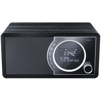 Sharp DAB радио DR-450(BK), 3W, Bluetooth, FM/DAB/DAB+, черный, функция будильника (DR-450(BK))