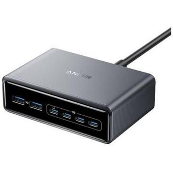 Anker Prime зарядное устройство A2683341, 200W, 6 портов, 5/9/10/12/15/20V, 1.5m сетевой кабель (A2683341)
