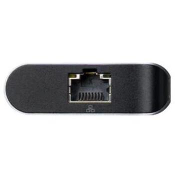 Targus Dual Video Mobile Dock DOCK427GL, 2xHDMI, 2xUSB-C, 2xUSB-A, 1GbE, 140W, 4K@60Hz, kompakta dokstacija (DOCK427GL)