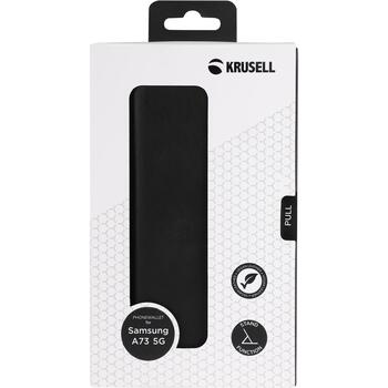 Krusell PhoneWallet Samsung Galaxy A73 5G 62504, 6.7'', черный, 3 слота для кредитных карт, магнитная застежка (62504)