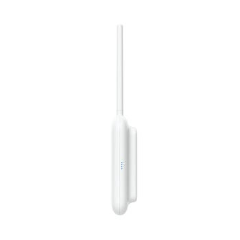 Wi Fi 7 āra piekļuves punkts 802.11be ar 4 telpiskās plūsmas integrētu virziena super antenu IPX6 laikapstākļu izturību PoE+ 2.5 GbE pieslēgumu un sienas staba montāžu U7 Outdoor Balts Ubiquiti (U7-OUTDOOR)