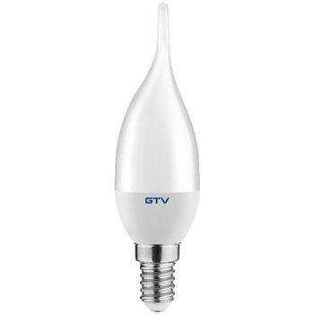GTV светодиодная лампа LD-SMNGC30L-60, E14, 6Вт, 520лм, 4000К, AC180-250V, 160°, нерегулируемая, класс энергии F, 40000ч, CRI≥80 (LD-SMNGC30L-60)
