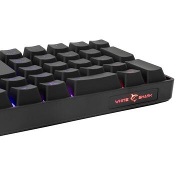 White Shark Клавиатура GLADIUS-US, 85/86 клавиш, USB 2.0, 1,5м, черный, мембрана, подсветка, 19 клавиш анти-голосование (GLADIUS-US)
