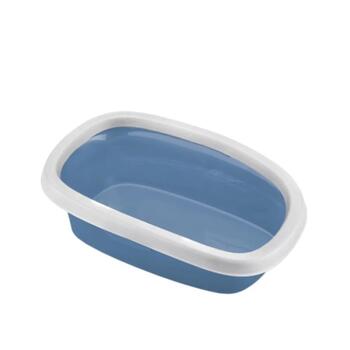Kaķu tualete Sprint 20 58x39x17cm zila/balta STEFANPLAST 2196750 (2196750)