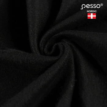 Pesso Jaka ar kapuci Turin TURIN_BL-XL, melna, XL, 65% kokvilna/35% poliesteris, 300 g/m², rāvējslēdzējs, regulējama kapuce (TURIN_BL-XL)