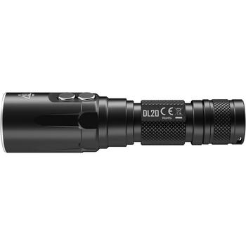 Nitecore Rokas lukturis DL30, 1000 lm, 12400 cd, 18650/CR123 akumulators, 9 h akumulatora darbības laiks, 34 mm galvas diametrs (DL30)