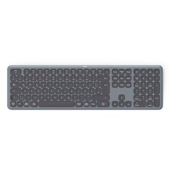 Hama беспроводной комплект клавиатуры и мыши U8173065, USB, 10 м, 800-1600 dpi, батарейки AAA, серый, черный (U8173065)