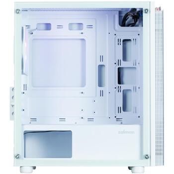 Zalman T4 Plus White Mini Tower Корпус ZM-T4 PLUS WHITE, 385x208x425mm, 3.9kg, mATX/Mini-ITX, 4xPCI, 1x120mm ARGB вентилятор (ZM-T4 PLUS WHITE)