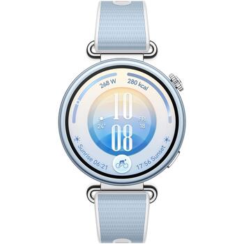 Huawei WATCH GT 7 умные часы 55020JTY, 41мм, AMOLED 1.32 дюйма, GPS, NFC, Bluetooth 6.0, 50м водонепроницаемые, синий (55020JTY)