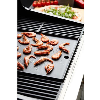 Barbecook Grilēšanas plāksne BC-ACC-7126, 43 x 35 x 2 cm, emaljēts čuguns, melna (BC-ACC-7126)